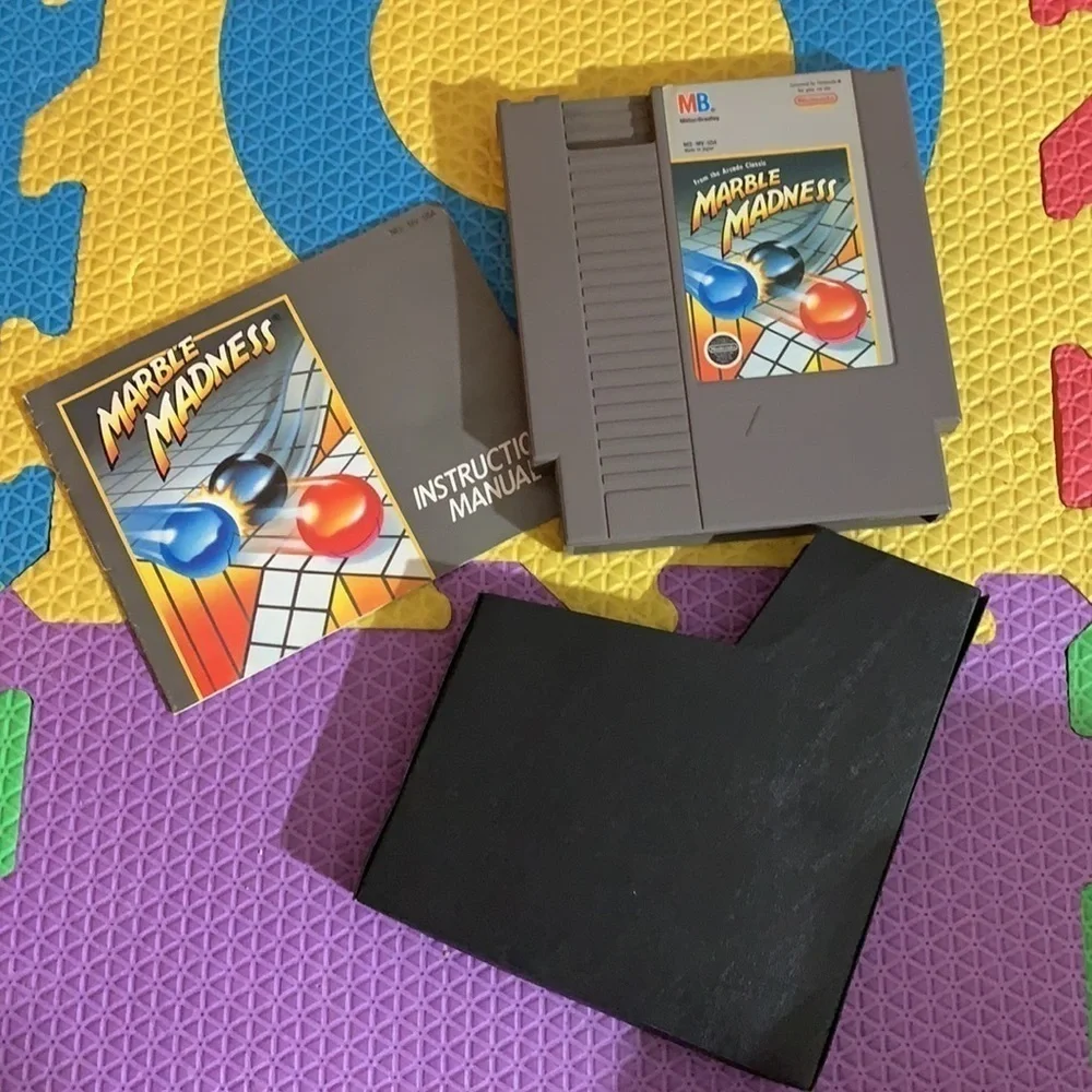 Vintage 1985 Nintendo Milton Bradley arcade classic marble madness game …